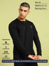 Men Solid Slim Fit Round Neck Sports T-shirt with COTFLEX