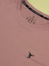 Men Solid Slim Fit Round Neck Sports T-shirt with COTFLEX