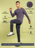 Men Solid Slim Fit Round Neck Sports T-shirt with COTFLEX