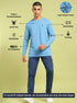 Men Solid Slim Fit Round Neck Sports T-shirt with COTFLEX