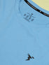 Men Solid Slim Fit Round Neck Sports T-shirt with COTFLEX