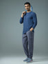 Men Solid Slim Fit Round Neck Sports T-shirt with COTFLEX