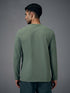 Men Solid Slim Fit Round Neck Sports T-shirt with COTFLEX