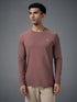 Men Solid Slim Fit Round Neck Sports T-shirt with COTFLEX
