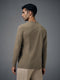 Men Solid Slim Fit Round Neck Sports T-shirt with COTFLEX