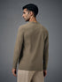 Men Solid Slim Fit Round Neck Sports T-shirt with COTFLEX