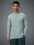 Men Solid Slim Fit Round Neck Sports T-shirt with COTFLEX