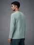 Men Solid Slim Fit Round Neck Sports T-shirt with COTFLEX