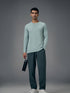 Men Solid Slim Fit Round Neck Sports T-shirt with COTFLEX