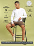 Men Solid Slim Fit Round Neck Sports T-shirt with COTFLEX