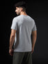 Men Solid Slim Fit Crew Neck T-shirt with COTFLEX