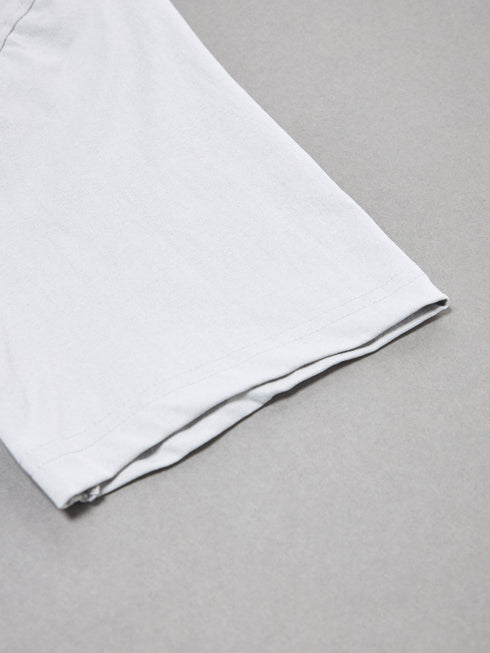 Men Solid Slim Fit Crew Neck T-shirt with COTFLEX