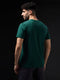 Men Solid Slim Fit Crew Neck T-shirt with COTFLEX