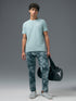 Men Solid Slim Fit Crew Neck T-shirt with COTFLEX