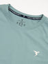 Men Solid Slim Fit Crew Neck T-shirt with COTFLEX