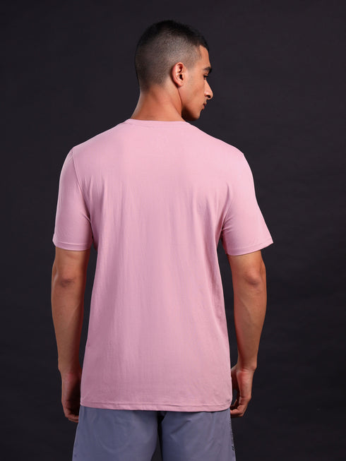 Men Solid Slim Fit Crew Neck T-shirt with COTFLEX