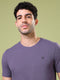 Men Solid Slim Fit Crew Neck T-shirt with COTFLEX