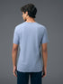 Men Solid Slim Fit Crew Neck T-shirt with COTFLEX