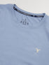Men Solid Slim Fit Crew Neck T-shirt with COTFLEX