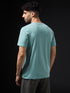 Men Solid Slim Fit Crew Neck T-shirt with COTFLEX