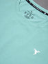 Men Solid Slim Fit Crew Neck T-shirt with COTFLEX