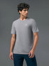 Men Solid Slim Fit Crew Neck T-shirt with COTFLEX