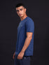 Men Solid Slim Fit Crew Neck T-shirt with COTFLEX