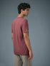 Men Solid Slim Fit Crew Neck T-shirt with COTFLEX
