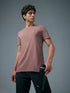 Men Solid Slim Fit Crew Neck T-shirt with COTFLEX