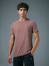 Men Solid Slim Fit Crew Neck T-shirt with COTFLEX