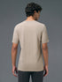 Men Solid Slim Fit Crew Neck T-shirt with COTFLEX