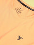 Men Solid Slim Fit Crew Neck T-shirt with COTFLEX