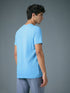 Men Solid Slim Fit Crew Neck T-shirt with COTFLEX