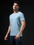Men Solid Slim Fit Crew Neck T-shirt with COTFLEX
