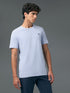 Men Solid Slim Fit Crew Neck T-shirt with COTFLEX