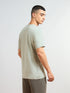 Men Solid Slim Fit Crew Neck T-shirt with COTFLEX