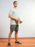 Men Solid Slim Fit Crew Neck T-shirt with COTFLEX