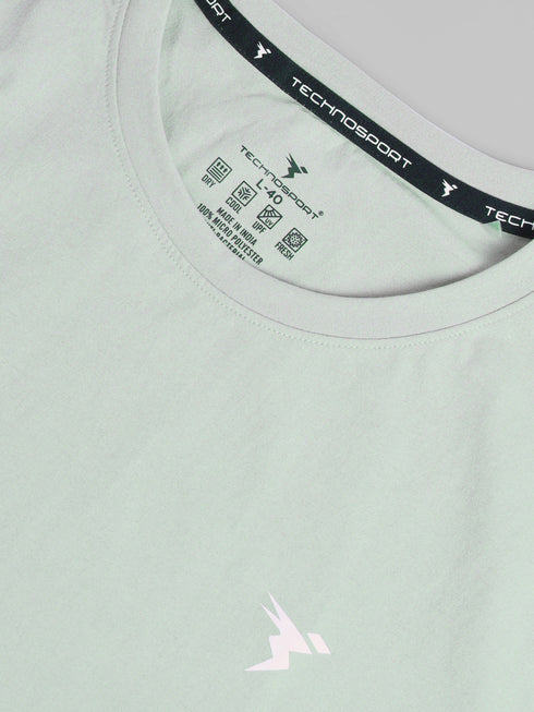 Men Solid Slim Fit Crew Neck T-shirt with COTFLEX