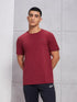 Men Solid Slim Fit Crew Neck T-shirt with COTFLEX