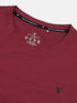 Men Solid Slim Fit Crew Neck T-shirt with COTFLEX