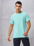 Men Solid Slim Fit Crew Neck T-shirt with COTFLEX