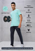 Men Solid Slim Fit Crew Neck T-shirt with COTFLEX
