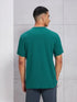 Men Solid Slim Fit Crew Neck T-shirt with COTFLEX