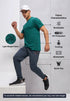 Men Solid Slim Fit Crew Neck T-shirt with COTFLEX