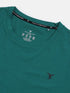 Men Solid Slim Fit Crew Neck T-shirt with COTFLEX