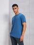 Men Solid Slim Fit Crew Neck T-shirt with COTFLEX