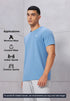 Men Solid Slim Fit Crew Neck T-shirt with COTFLEX