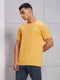 Men Solid Slim Fit Crew Neck T-shirt with COTFLEX