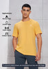 Men Solid Slim Fit Crew Neck T-shirt with COTFLEX