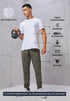 Men Solid Slim Fit Crew Neck T-shirt with COTFLEX